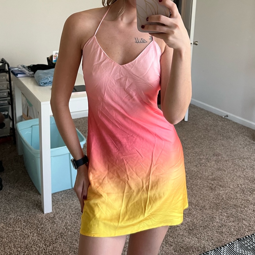 Sunset mini dress